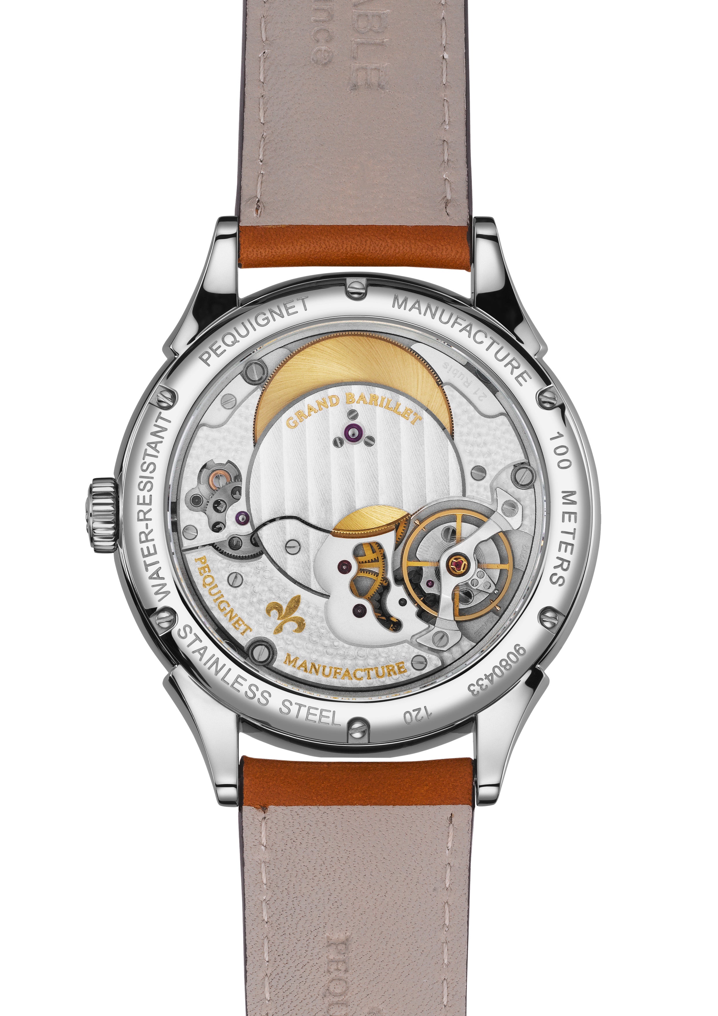 #couleur_marron clair surpiqûres bleues