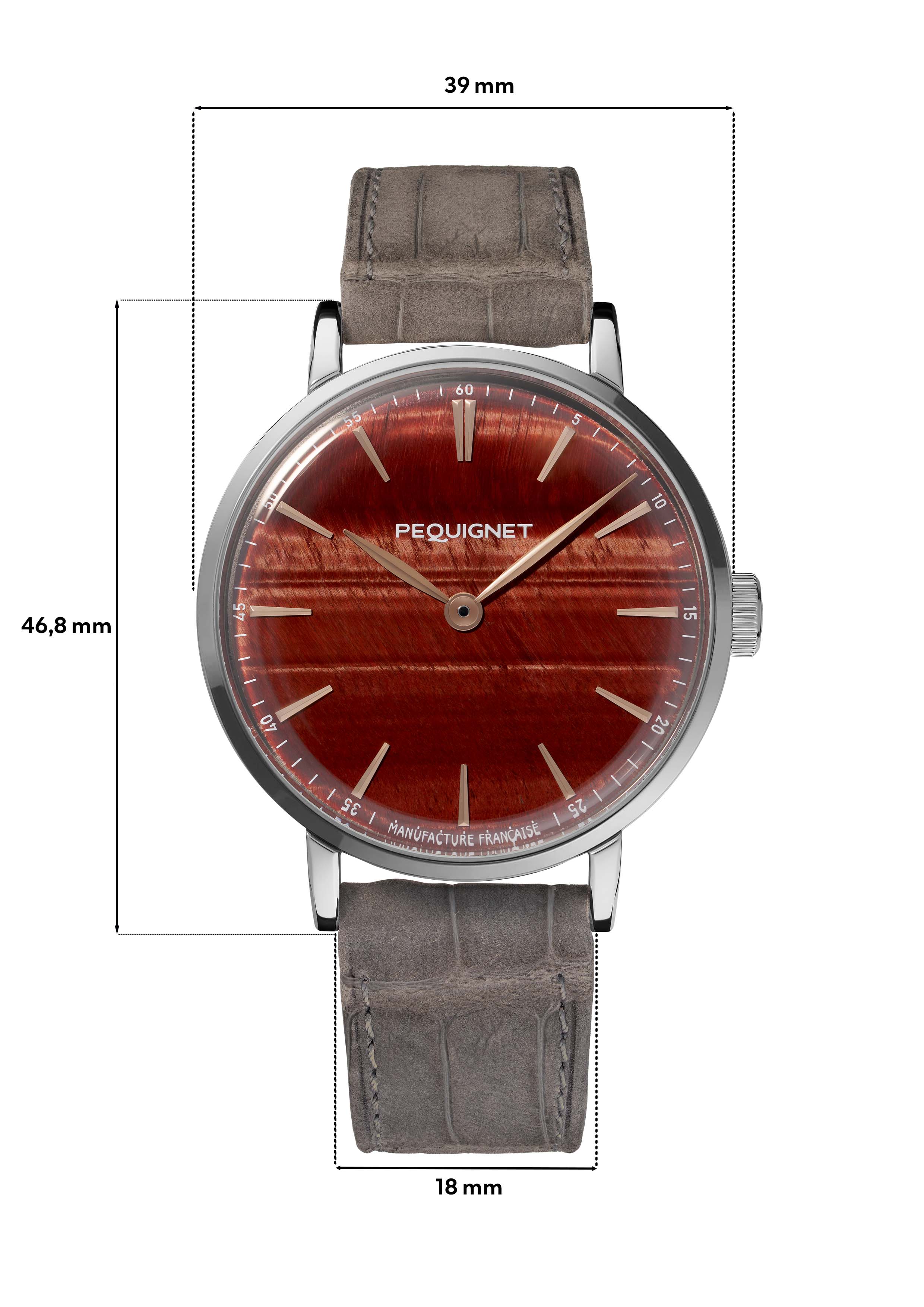 Attitude Tiger's Eye steel watch - Limited edition