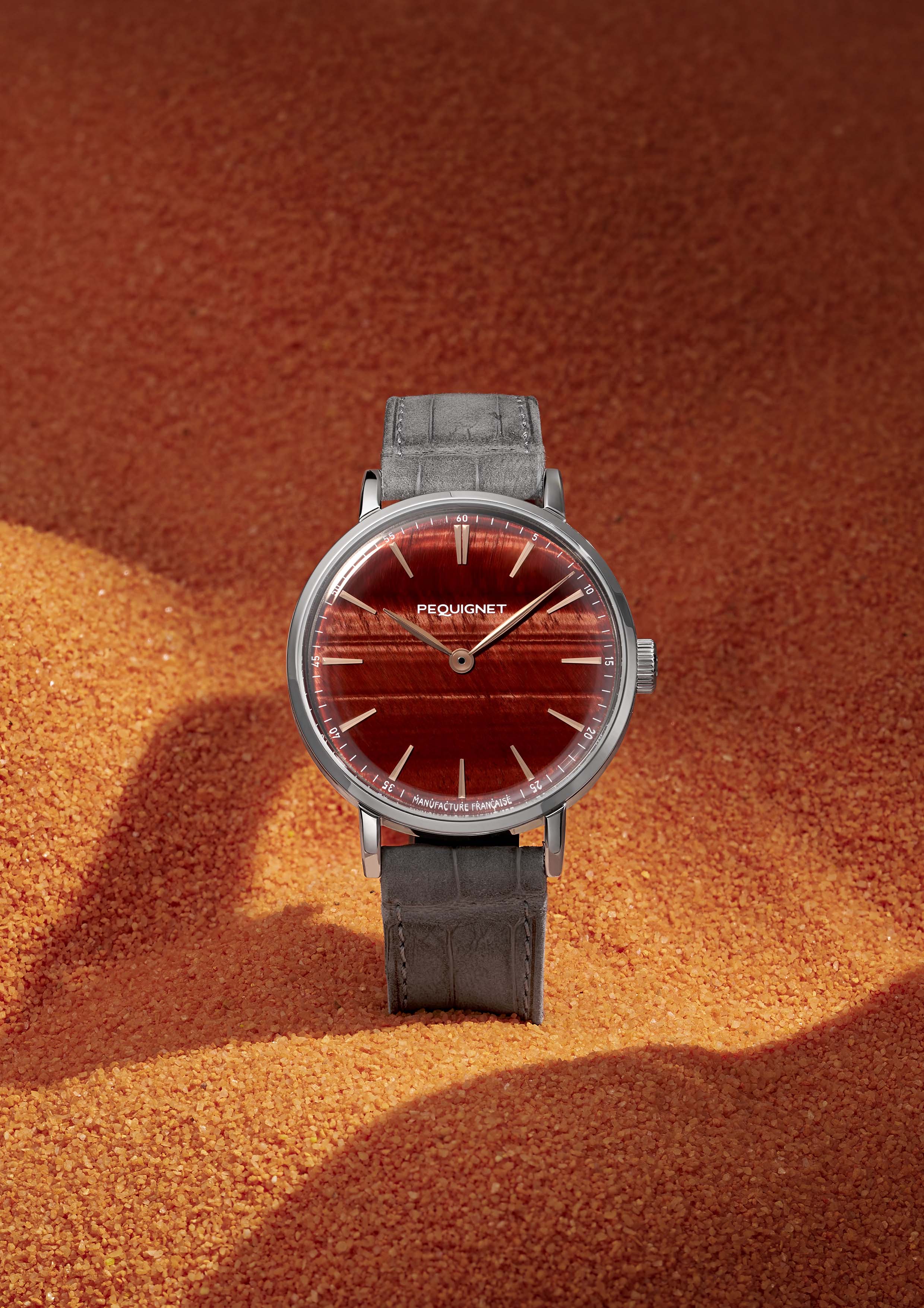 Attitude Tiger's Eye steel watch - Limited edition